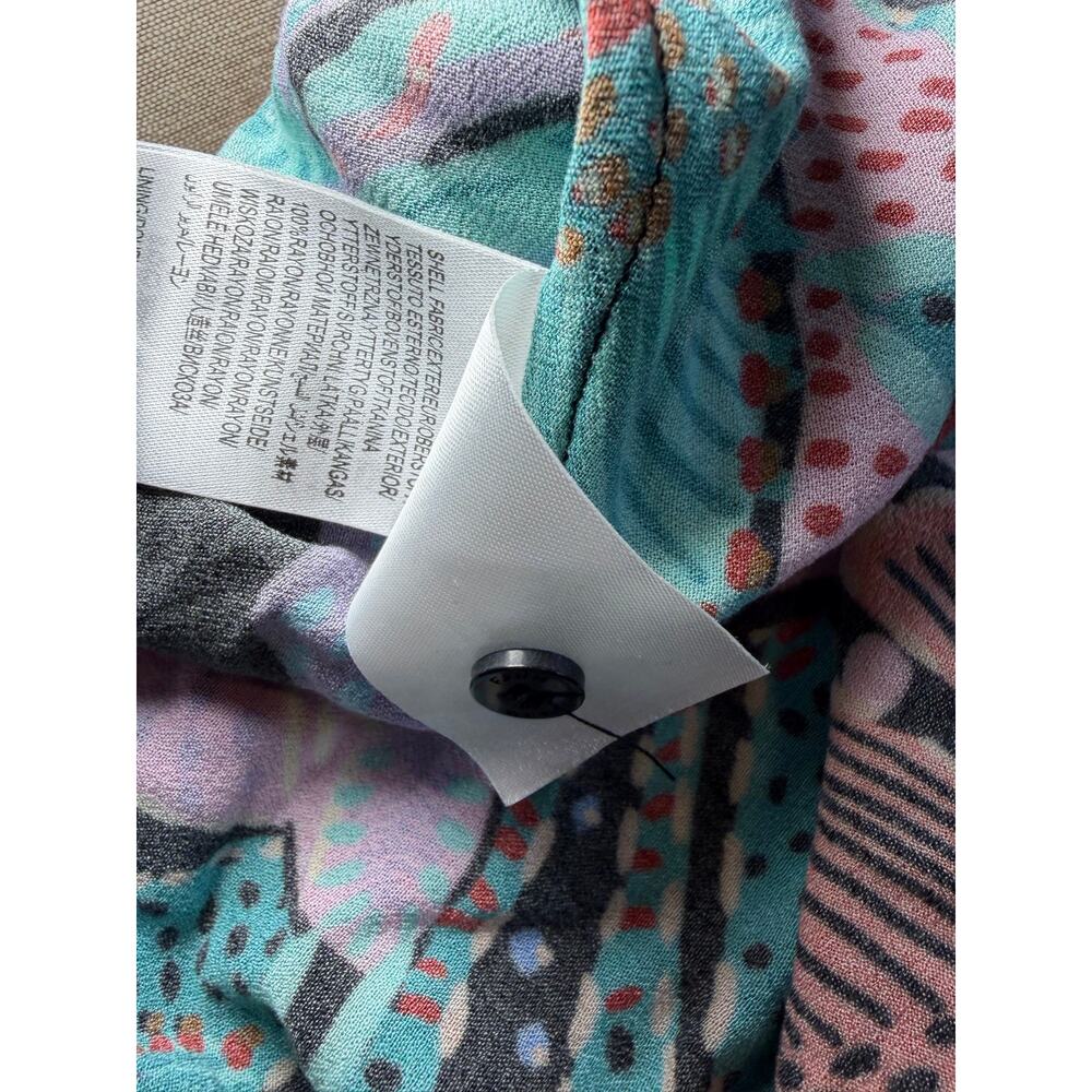 FARM Rio Colorful Patchwork Print Maxi Dress Size S Vaca Cruise Resort Ready - Picture 12 of 12